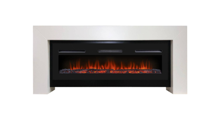 Портал Firelight Suprema Long белый, черный