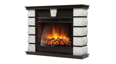 Портал Firelight Excalibur 30 камень белый, шпон венге
